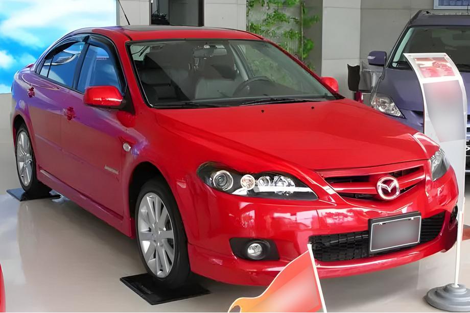 Mazda 6 2003-2008 гг. Ветровики SD (4 шт, HIC) Image