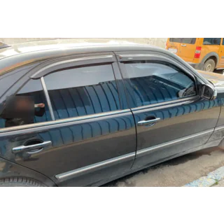 Ветровики SD (4 шт, HIC) Mercedes E-сlass W210 1995-2002 гг. фото 4