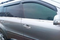 Mercedes GL class X164 2006-2012 гг. Ветровики на окна (4 шт, HIC) фото 2
