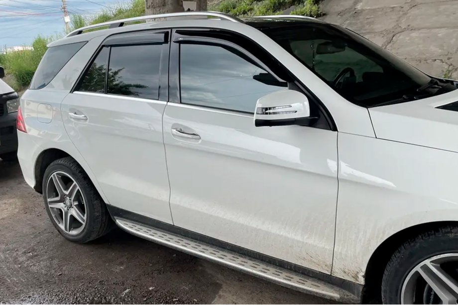 Mercedes GL/GLS class X166 2012-2019 гг. Ветровики на окна (4 шт, HIC) Image