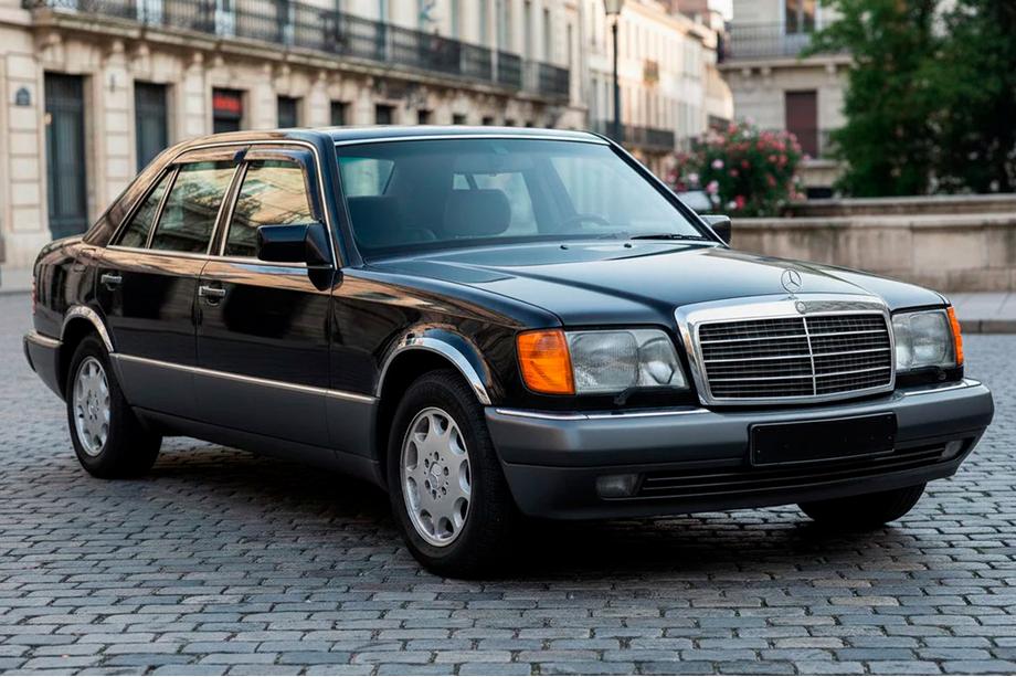 Mercedes S-class W140 1991-1998 гг. Ветровики (4 шт, Short, HIC) Image