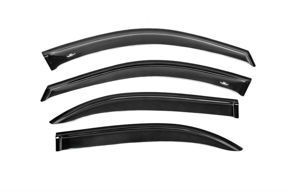 Mercedes S-class W220 1998-2005 гг. Ветровики Long (4 шт, HIC) Image