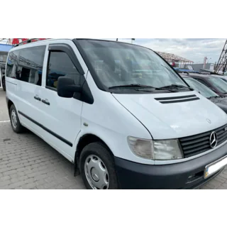 Ветровики на окна (2 шт, HIC) Mercedes Vito W638 1996-2003 гг. фото 2