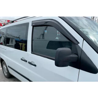 Ветровики на окна (2 шт, HIC) Mercedes Vito W638 1996-2003 гг. фото 1