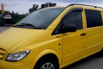 Mercedes Viano 2004-2014 гг. Ветровики на окна (2 шт, HIC) фото 11