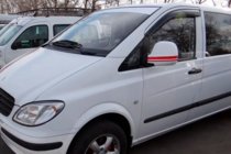 Mercedes Viano 2004-2014 гг. Ветровики на окна (2 шт, HIC) фото 13