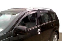 Mitsubishi Outlander 2006-2012 гг. Ветровики на окна (4 шт, HIC) фото 5