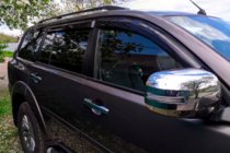 Mitsubishi Pajero Sport 2008-2015 гг. Ветровики на окна (4 шт, HIC) фото 10