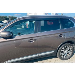 Ветровики на окна (4 шт, HIC) Mitsubishi Pajero Sport 2015- гг. фото 4
