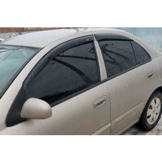 Ветровики SD (4 шт, HIC) Nissan Almera N16 2000-2006 гг. фото 2