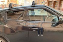 Nissan Juke 2010-2019 гг. Ветровики на окна (4 шт, HIC) фото 2