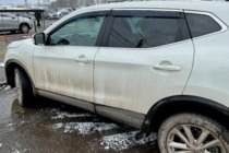 Nissan Qashqai 2014-2021 гг. Ветровики с хромированным молдингом (4 шт, HIC) фото 2