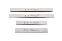 Citroen C-4 Picasso 2006-2013 гг. Накладки на пороги Carmos (4шт, нержавейка) фото 2
