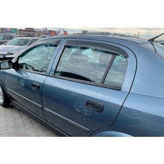 Ветровики окон SD/HB (4 шт, HIC) Opel Astra G classic 1998-2012 гг. фото 2