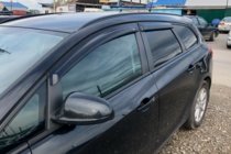 Opel Astra H 2004-2013 гг. Ветровики HB (4 шт, HIC) фото 1