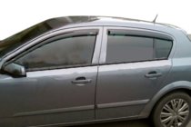 Opel Astra H 2004-2013 гг. Ветровики HB (4 шт, HIC) фото 5