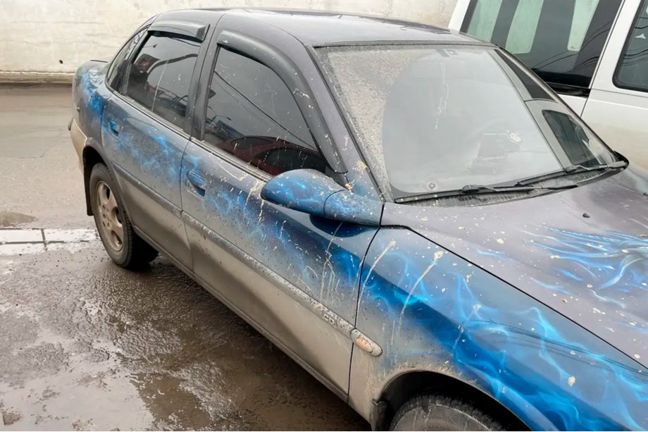 Opel Vectra B 1995-2002 гг. Ветровики SD (4 шт, HIC) Image