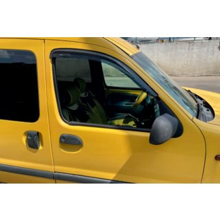 Ветровики на окна 8 см (2 шт, HIC) Renault Kangoo 1998-2008 гг. фото 1