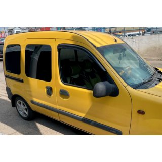 Ветровики на окна 8 см (2 шт, HIC) Renault Kangoo 1998-2008 гг. фото 3