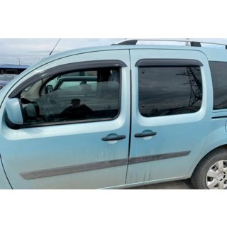 Ветровики на окна (4 шт, HIC) Renault Kangoo 2008–2020 гг. фото 3