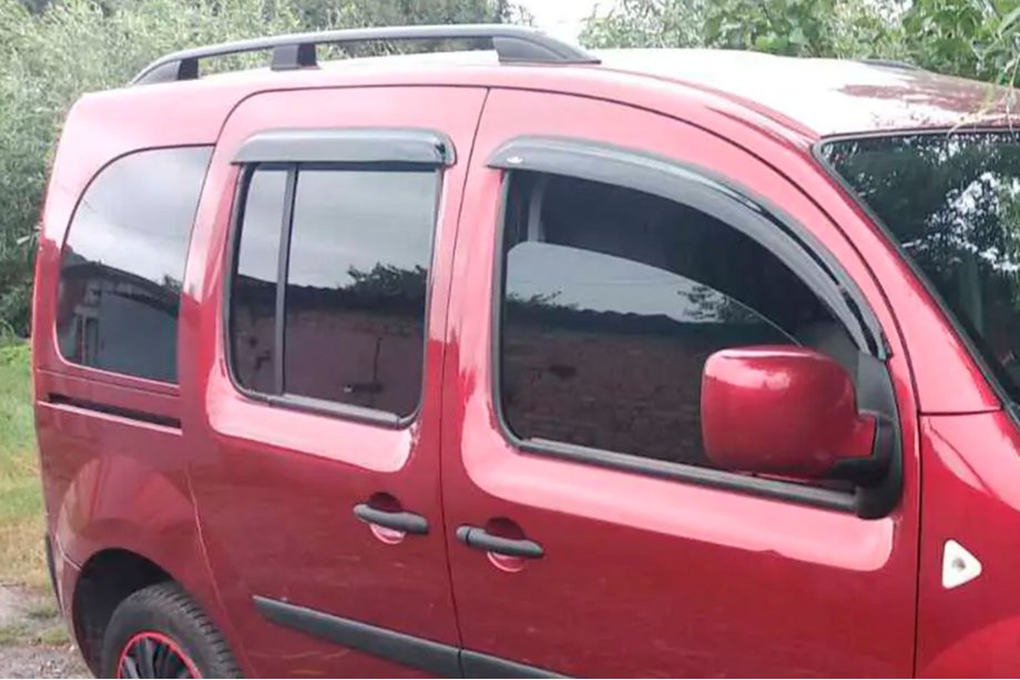 Renault Kangoo 2008–2020 гг. Ветровики на окна (4 шт, HIC) Image