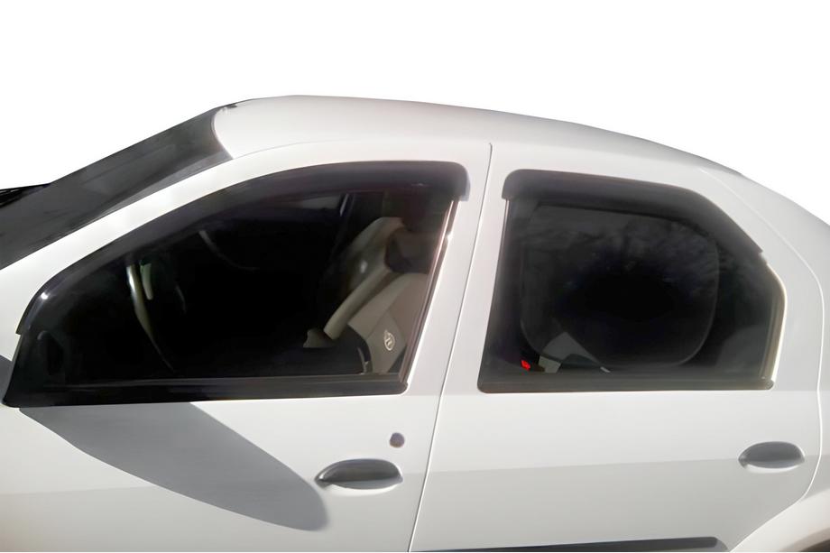 Renault Logan I 2005-2008 гг. Ветровики на окна (4 шт, HIC) Image