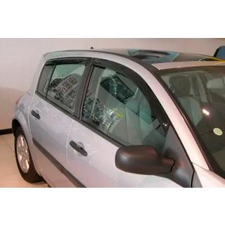 Ветровики HB (4 шт, HIC) Renault Megane II 2004-2009 гг. фото 1