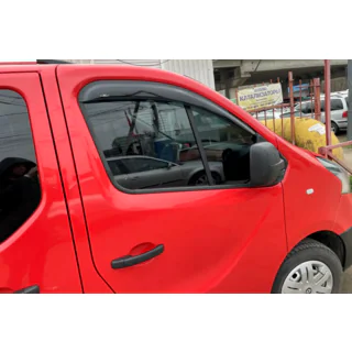 Ветровики на окна (2 шт, HIC) Renault Trafic 2015- гг. фото 3