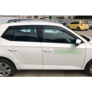 Ветровики HB (4 шт, HIC) Skoda Fabia 2014-2021 гг. фото 2