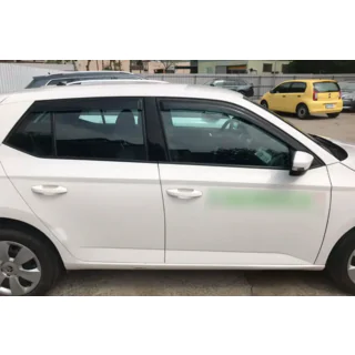 Ветровики HB (4 шт, HIC) Skoda Fabia 2014-2021 гг. фото 2