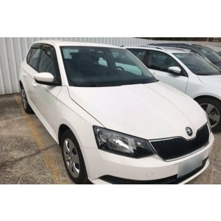 Ветровики HB (4 шт, HIC) Skoda Fabia 2014-2021 гг. фото 4