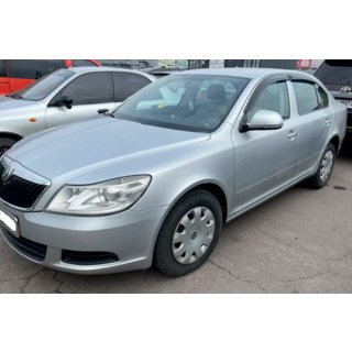 Ветровики Liftback (4 шт, HIC) Skoda Octavia II A5 2006-2010 гг. фото 2