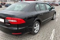 Skoda Superb 2009-2015 гг. Ветровики SD (4 шт, HIC) фото 5