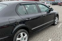 Skoda Superb 2009-2015 гг. Ветровики SD (4 шт, HIC) фото 1