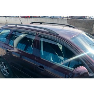 Ветровики WG (4 шт, HIC) Skoda Superb 2009-2015 гг. фото 3