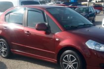 Suzuki SX4 2006-2013 гг. Ветровики SD (4 шт, HIC) фото 1