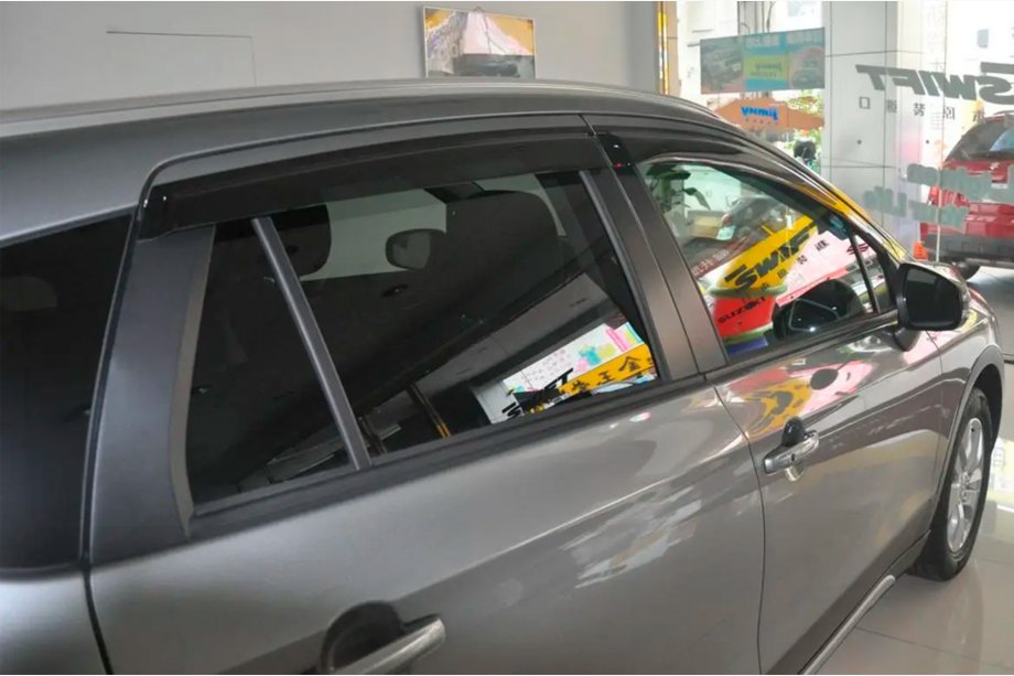 Suzuki SX4 S-Cross 2013-2016 гг. Ветровики на окна (4 шт, HIC) Фото 3