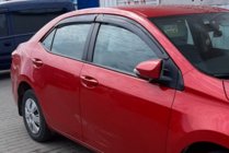Toyota Corolla 2013-2019 гг. Ветровики на окна (4 шт, HIC) фото 6