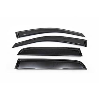 Ветровики на окна (4 шт, HIC) Toyota Hilux 2006-2015 гг. фото 4