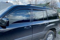 Toyota Land Cruiser 100 1998-2007 гг. Ветровики на окна (4 шт, HIC) фото 1