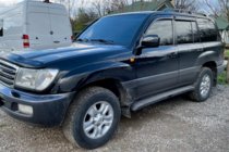 Toyota Land Cruiser 100 1998-2007 гг. Ветровики на окна (4 шт, HIC) фото 2