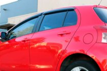 Toyota Yaris 2006-2011 гг. Ветровики HB (4 шт, HIC) фото 3