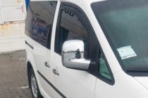 Volkswagen Caddy 2004-2010 гг. Ветровики вставные (2 шт, HIC) фото 5