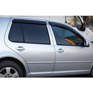 Ветровики на окна (4 шт, HIC) Volkswagen Golf 3 1991-2001 гг. фото 2
