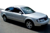 Volkswagen Passat B5 1997-2005 гг. Ветровики SD (4 шт, HIC) фото 11