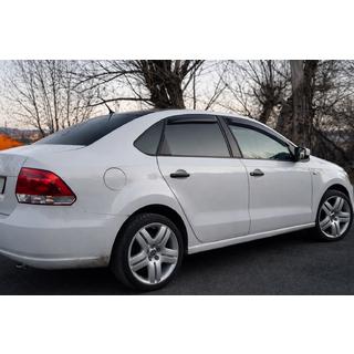 Ветровики SD (4 шт, HIC) Volkswagen Polo 2010-2017 гг. фото 2