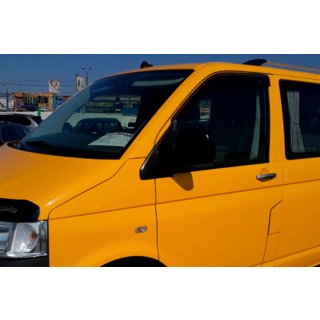 Ветровики на окна (2 шт, HIC) Volkswagen T5 Transporter 2003-2010 гг. фото 2