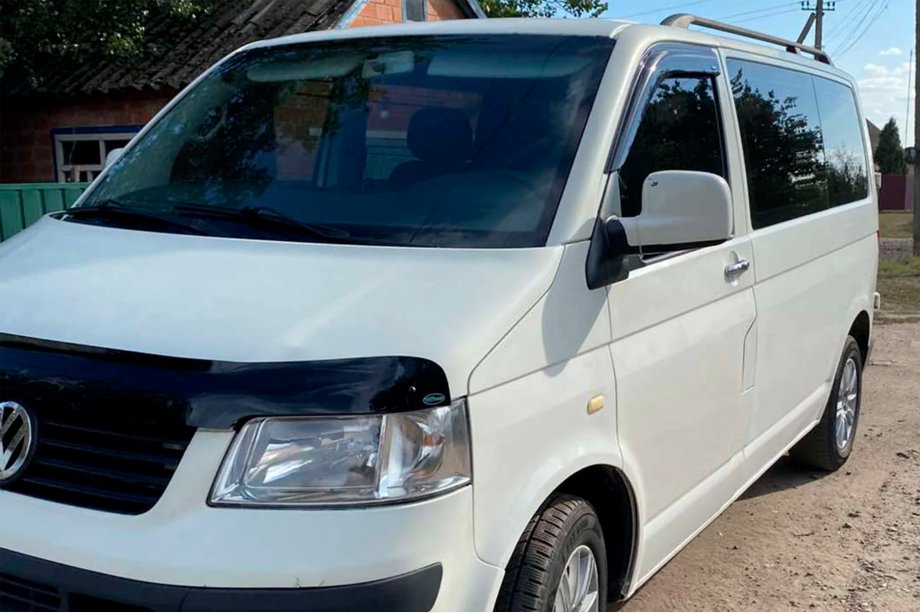 Volkswagen T5 Multivan 2003–2010 гг. Ветровики на окна (2 шт, HIC) Image