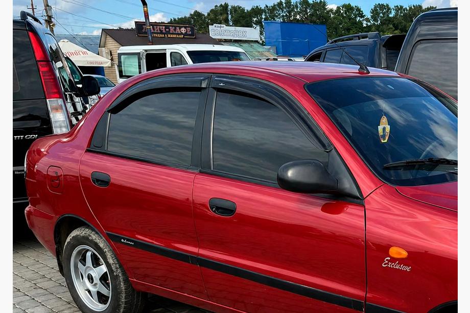 Daewoo Lanos 1998-2017 гг. Ветровики на окна (4 шт, HIC) Image