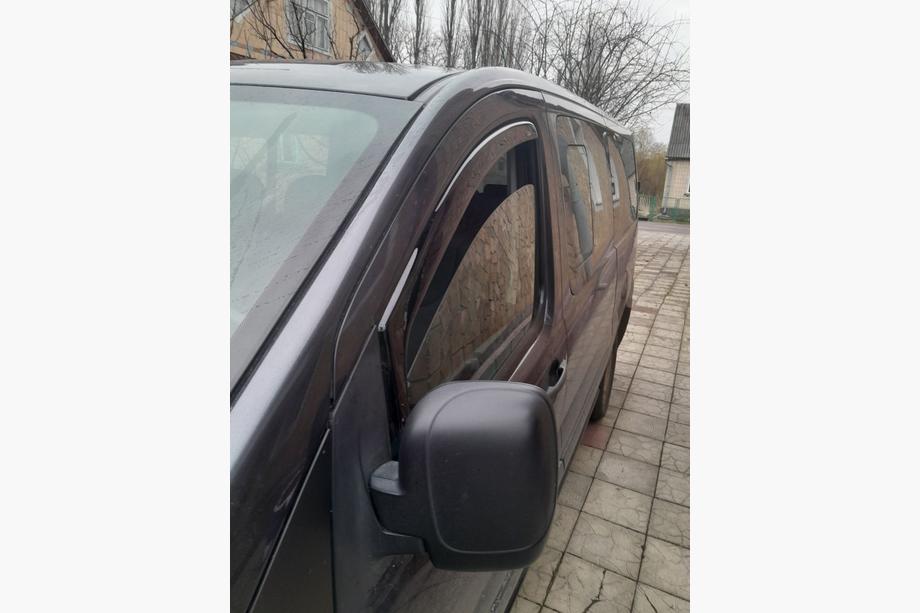 Fiat Scudo 2007-2015 гг. Ветровики вставные (2 шт, HIC) Фото 2